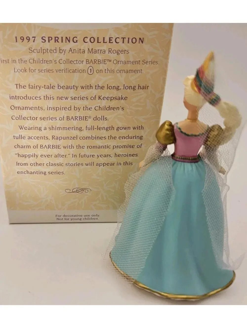 Lot Of 4 Hallmark Keepsake Ornaments 3 Barbie & Kelly + 1 Lighthouse Greetings